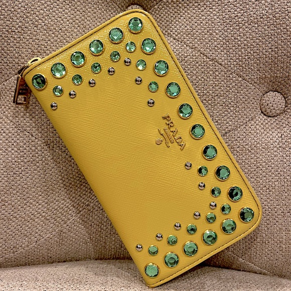 Prada Ltd Edition Jewel Zip Long Wallet - Picture 1 of 14